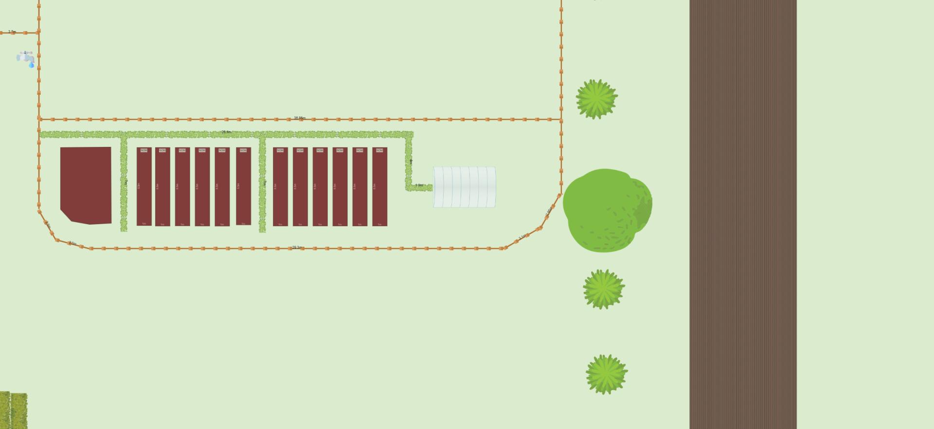Plan Potager_avec serre