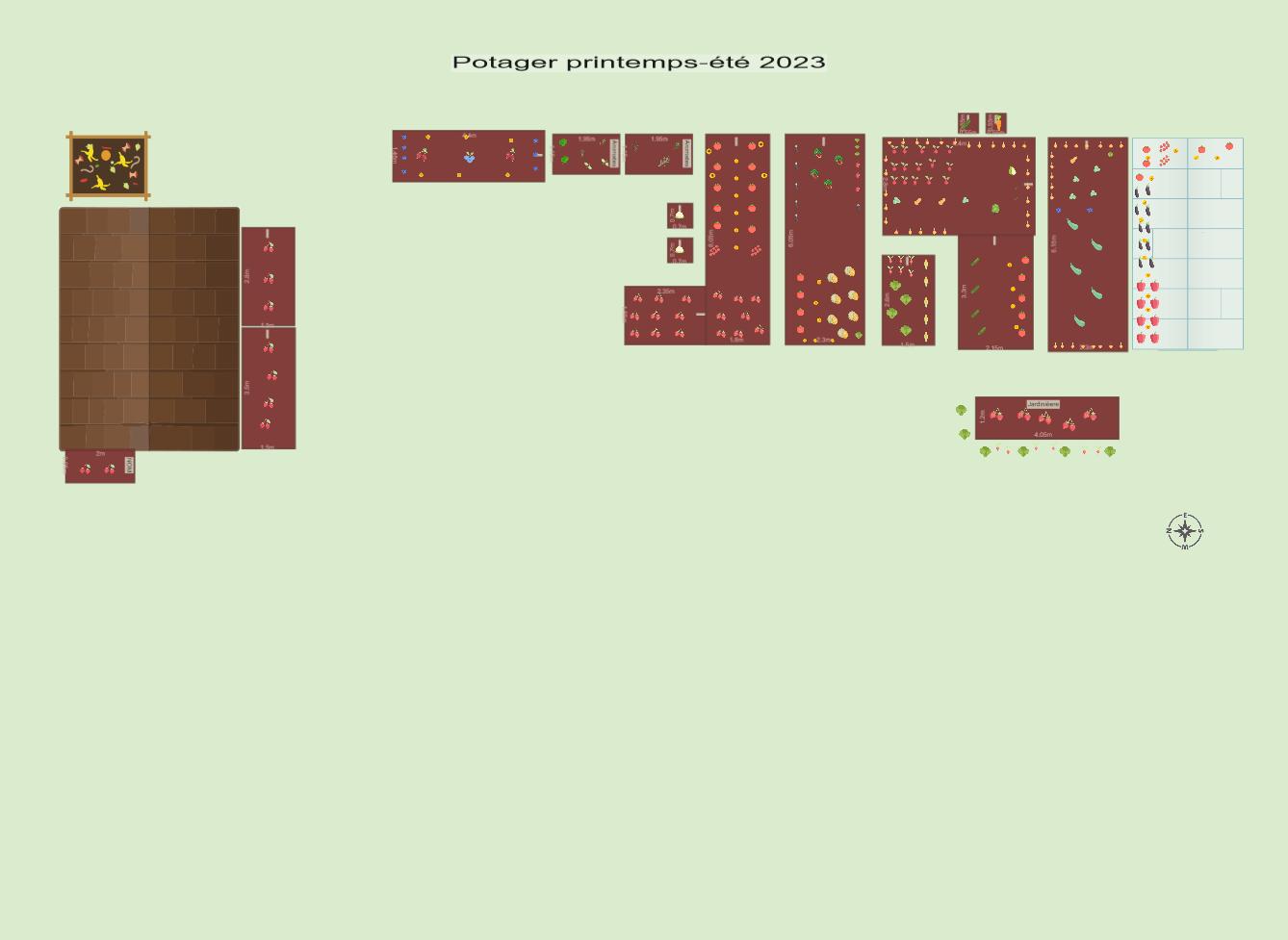 Mon potager printemps-été 2023