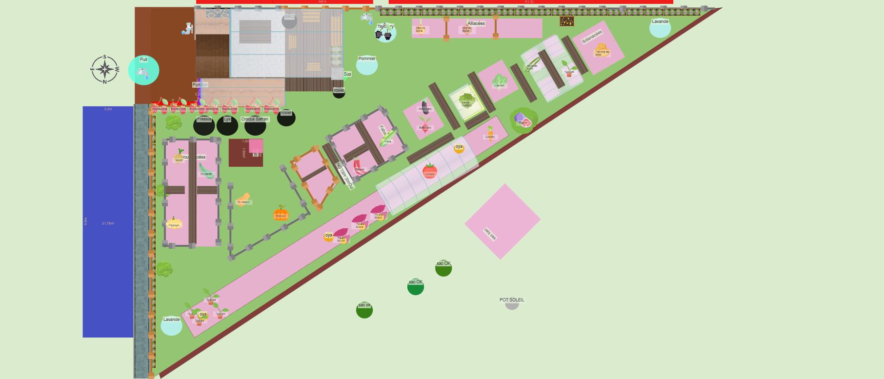 Jardin 2025 150m2 futur