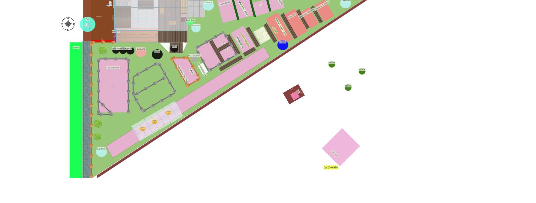 Jardin 2024 150m2  année