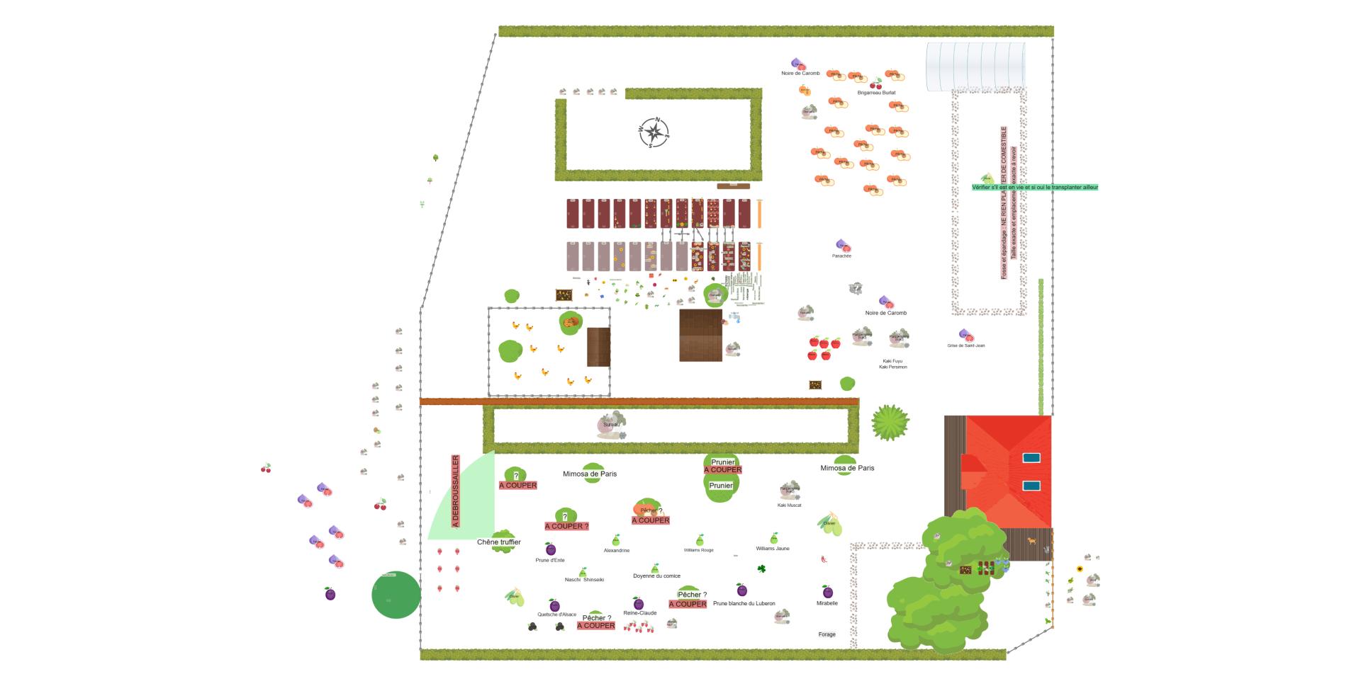 Mon potager 2x3m - 86,4m2