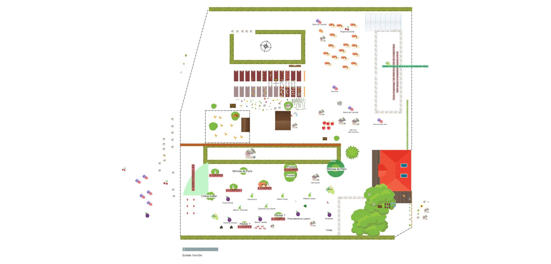 Mon potager 2x3m - 86,4m2
