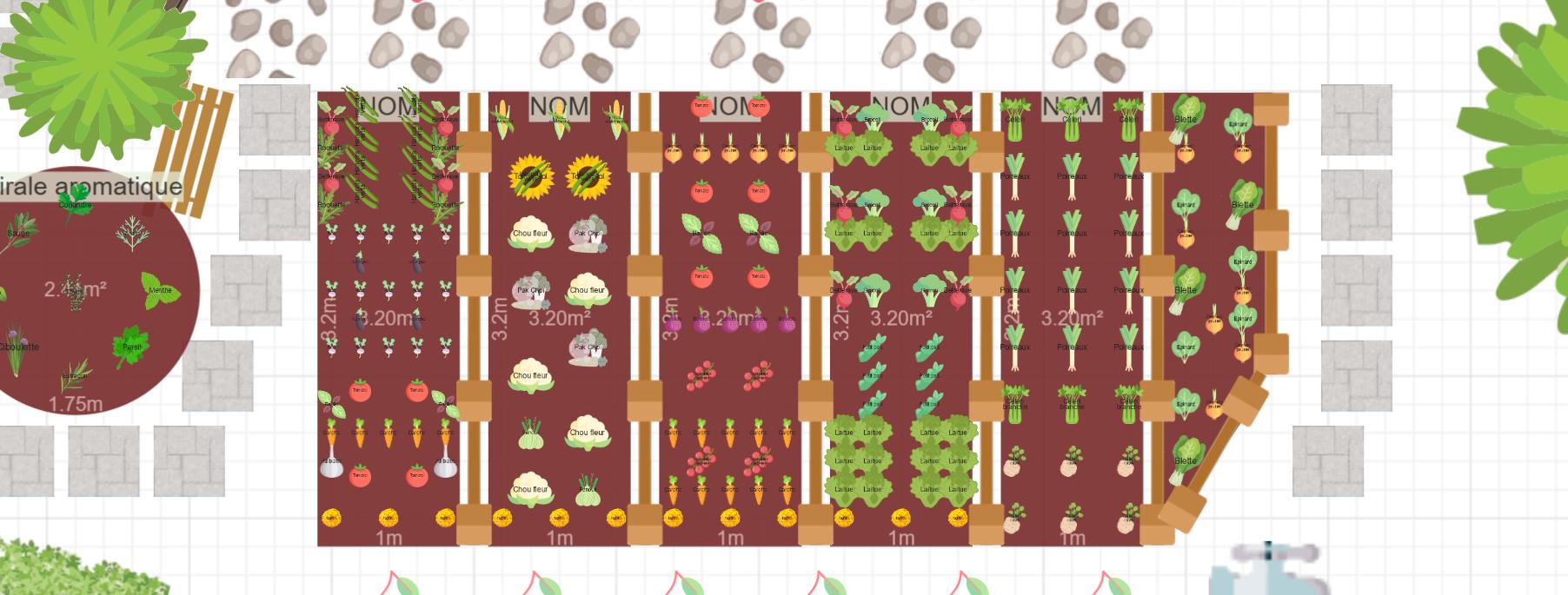 Notre potager mignon