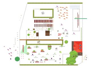 Mon potager 2x3m - 86,4m2