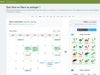 Permapotes : grosse mise à jour du site (calendrier, création de plan potager)