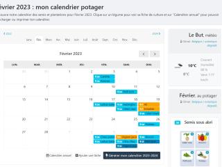Votre calendrier potager 2023 au jour le jour débarque sur Permapotes !