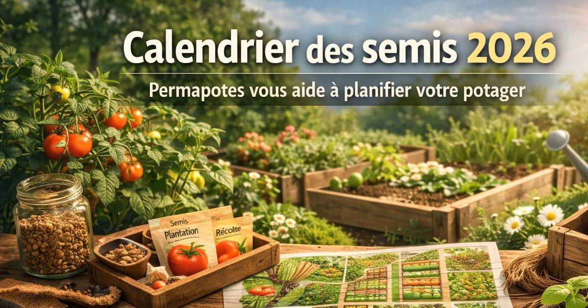 Calendrier des semis 2026 : planifiez votre potager avec l'applicat...